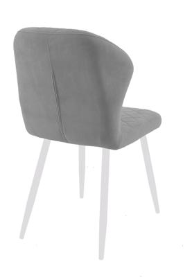 Стул DikLine 239М B22 GREY, ножки белые арт. 00-00063231