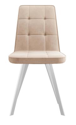 Стул DikLine 207 B03 BEIGE, ножки белые арт. 00-00060168