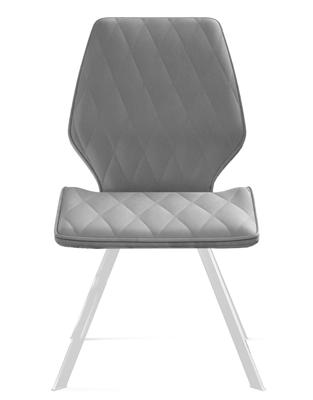 Стул DikLine 242M B22 GREY/ ножки белые арт. 00-00062065