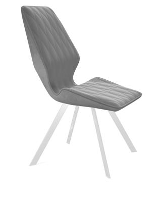 Стул DikLine 242M B22 GREY/ ножки белые арт. 00-00062065