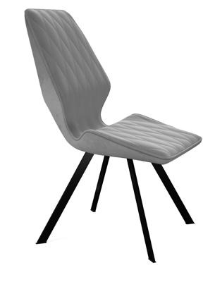 Стул DikLine 242M B22 GREY/ ножки черные арт. 00-00062066