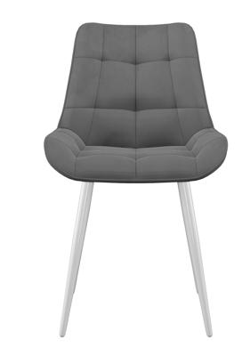 Стул DikLine 206М B22 GREY, ножки белые арт. 00-00062234