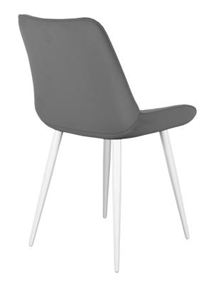 Стул DikLine 206М B22 GREY, ножки белые арт. 00-00062234