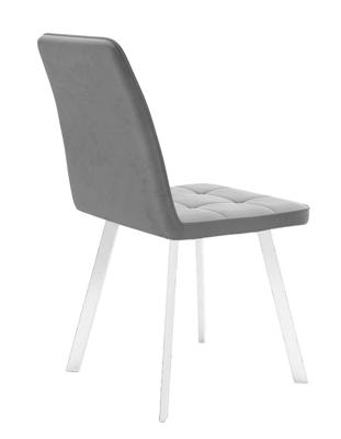 Стул DikLine 207 B22 GREY /ножки белые арт. 00-00062509