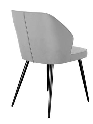 Стул DikLine 222 B22 GREY, ножки черные арт. 00-00059812
