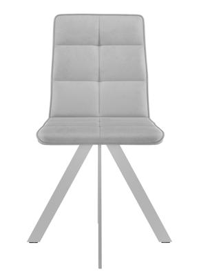Стул DikLine 230 поворотный B22 GREY, ножки белые арт. 00-00066558