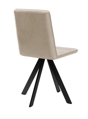 Стул DikLine 230 поворотный B03 BEIGE, ножки черные арт. 00-00066553