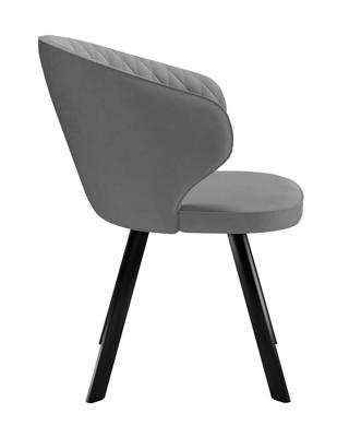 Стул DikLine 249 поворотный, B22 GREY, ножки черные арт. 00-00066980