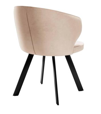Стул DikLine 249 поворотный, B03 BEIGE, ножки черные арт. 00-00066974