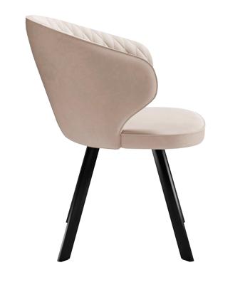 Стул DikLine 249 поворотный, B03 BEIGE, ножки черные арт. 00-00066974