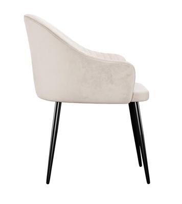 Стул DikLine 440М C103 крем, ножки черные арт. 00-00085605