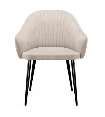Стул DikLine 440М C103 крем, ножки черные арт. 00-00085605