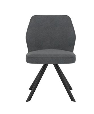 Стул DikLine 233 поворотный NS13 GRAPHITE, ножки черные арт. 00-00074668
