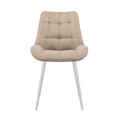 Стул DikLine 226 поворотный B03 BEIGE, ножки белые арт. 00-00073764