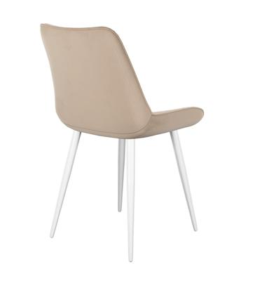 Стул DikLine 226 поворотный B03 BEIGE, ножки белые арт. 00-00073764