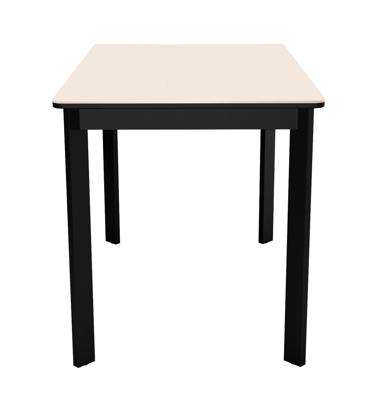 Стол DikLine LK110 Керамика Krater Perla (бежевый матовый) /подстолье черное/опоры черные арт. 00-00075475