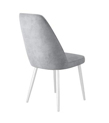 Стул DikLine 326 B22 GREY, ножки белые арт. 00-00074244