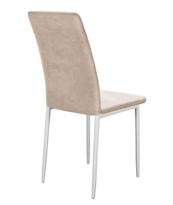 Стул DikLine 272 B03 BEIGE, ножки белые арт. 00-00079501