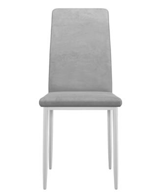 Стул DikLine 272 B22 GREY, ножки белые арт. 00-00079502
