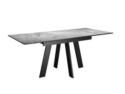 Стол DikLine DKM110 Керамика Italian Grey (глянец серый)/подстолье черное арт. 00-00085985