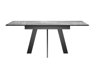 Стол DikLine DKM110 Керамика Italian Grey (глянец серый)/подстолье черное арт. 00-00085985