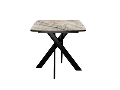 Стол DikLine DKB110, Керамика Venetian Brown Light глянец, опоры черные арт. 00-00081184