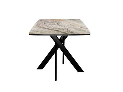 Стол DikLine DKB110, Керамика Venetian Brown Light глянец, опоры черные арт. 00-00081184