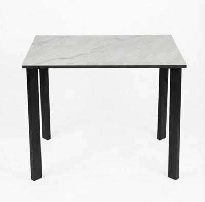 Стол DikLine SKT90 Керамика YB8020125BG ONYX/подстолье черное/опоры черные арт. 00-00084649