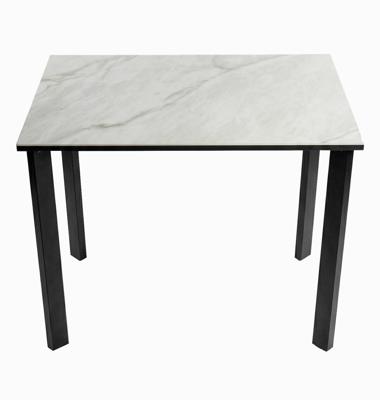 Стол DikLine SKT90 Керамика YB8020125BG ONYX/подстолье черное/опоры черные арт. 00-00084649