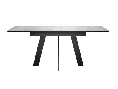 Стол DikLine DKM140 Керамика Carrara Gloss (мрамор глянец белый)/подстолье черное арт. 00-00086005