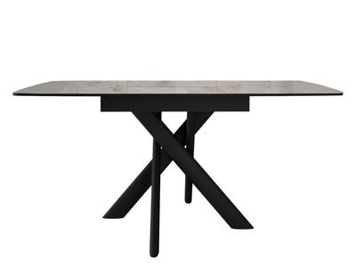 Стол DikLine DKB110, Керамика Italian Grey (глянец серый)/подстолье черное/опоры черные арт. 00-00085041