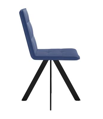 Стул DikLine 230 поворотный B8 BLUE, ножки черные арт. 00-00073498