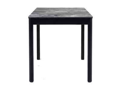 Стол DikLine DKQ120 Керамика серый глянец (italian middle grey)/подстолье черное/опоры черные арт. 00-00086037