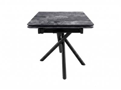 Стол DikLine BKX110 Керамика серый глянец (italian middle grey)/подстолье черное/опоры черные (2уп.) арт. 00-00087087