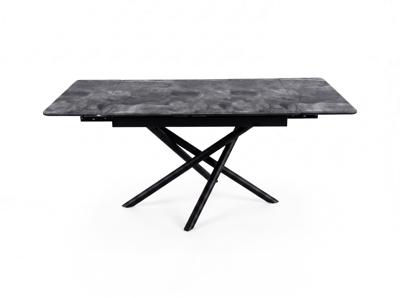 Стол DikLine BKX110 Керамика серый глянец (italian middle grey)/подстолье черное/опоры черные (2уп.) арт. 00-00087087