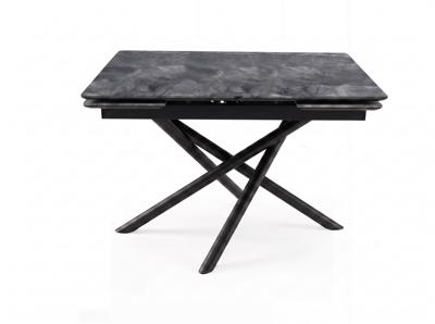 Стол DikLine BKX110 Керамика серый глянец (italian middle grey)/подстолье черное/опоры черные (2уп.) арт. 00-00087087