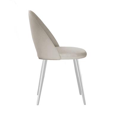 Стул DikLine 383 поворотный B03 BEIGE, ножки белые арт. 00-00087469