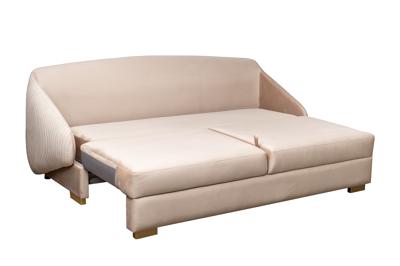Диван Garda Decor Диван Палаццо(Palazzo) 240М трехм. раскладной беж Bel06+Ром07 240*105*95см арт. PALAZZO-240M-Bel06+Ром07