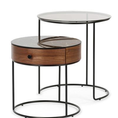 Набор кофейных столиков Double Round арт. 2000992257701