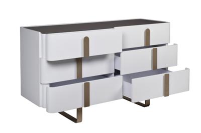 Комод Garda Decor 77IP-20861 Комод светлый с металл. каркасом 140*50*85см арт. 77IP-20861