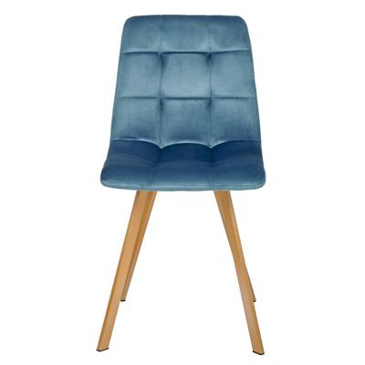 Стул Bradexhome Стул Easy тёмно-бирюзовый с ножками под дерево арт. FR 0734
