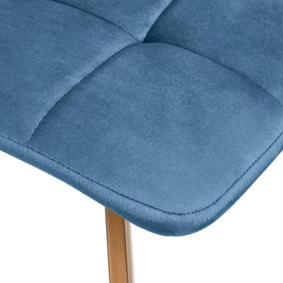 Стул Bradexhome Стул Easy тёмно-бирюзовый с ножками под дерево арт. FR 0734