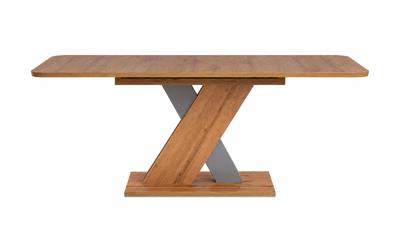 Стол Signal Стол обеденный SIGNAL EXEL D дуб вотан/серебряный 140-180/85 арт. EXELDWS140D