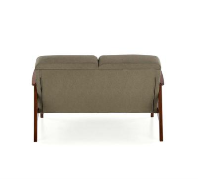 Кресло Halmar Диван HALMAR MILANO 2S tap. Castel 39 оливковый/орех арт. V-PL-MILANO_2S-SOFA-OLIWKOWY