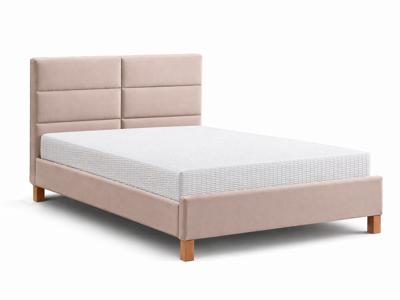 Кровать Signal Кровать SIGNAL SIERRA Velvet Bluvel 28 бежевый/дуб, 120/200 арт. SIERRAV120BED