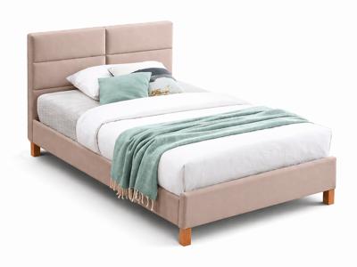 Кровать Signal Кровать SIGNAL SIERRA Velvet Bluvel 28 бежевый/дуб, 120/200 арт. SIERRAV120BED
