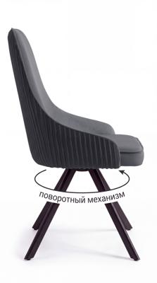 Стул DikLine 304 поворотный, C103/BT13 крем, ножки черные арт. 00-00089170