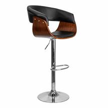 Барные стулья AksHome Стул барный Rossi, черный, экокожа арт. ZN-126595