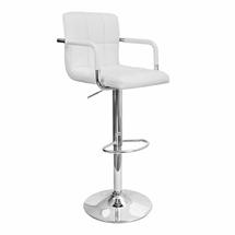 Барные стулья AksHome Стул барный Oregon, белый, экокожа арт. ZN-126561