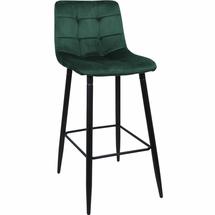Барные стулья AksHome Стул барный Stella, зеленый, велюр арт. ZN-126972